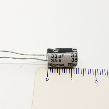 2 x 33uF 35V  MARSA ELECTROLYTIC CAPACITOR. 2 PCS. C215U150F111121
