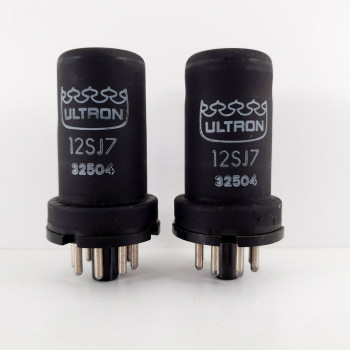 2 X 12SJ7 ULTRON TUBE. MATCHED PAIR. 3. CH39
