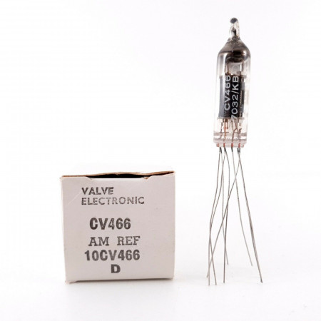 1 X CV466 MULLARD TUBE. 1970s BRITISH ARMY PROD. NOS/NIB. AF  ENA