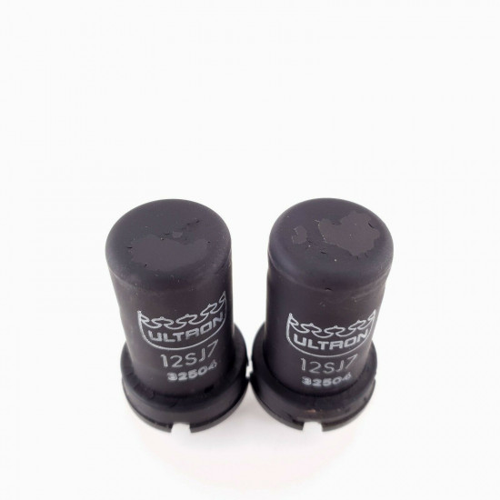 2 X 12SJ7 ULTRON TUBE. MATCHED PAIR. 3. CH39
