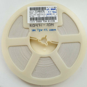 10 x 10M 1/8W 1% 100PPM SMD PHILIPS RESISTOR. CA397U5000F110821