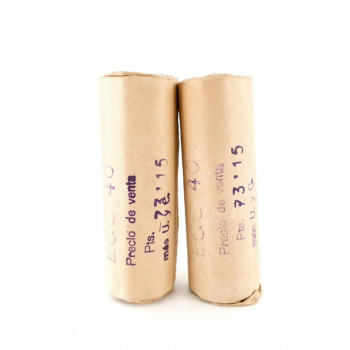 2 X ECC40 TUBE. PHILIPS-MINIWATT. CLOSED GETTER. 1950s. MATCHED PAIR. DP LCR  US 2