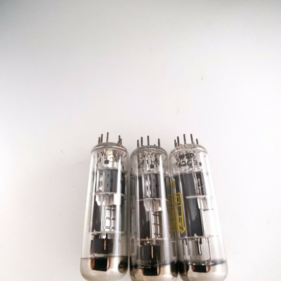 3 X ECL86 MINIWATT-DARIO TUBE. DIMPLE GETTER. 1960s PROD. NOS/NIB. CZ  ENA