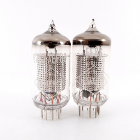 2 X EF86 HALTRON TUBE. 1960s PROD. MESH PLATE. NOS MATCHED PAIR. AF  ENA