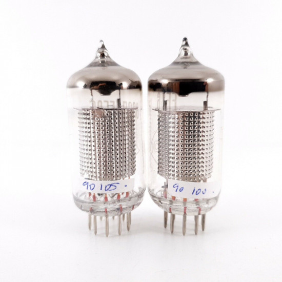 2 X EF86 HALTRON TUBE. 1960s PROD. MESH PLATE. NOS MATCHED PAIR. AF  ENA