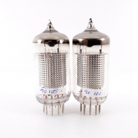 2 X EF86 HALTRON TUBE. 1960s PROD. MESH PLATE. NOS MATCHED PAIR. AF  ENA