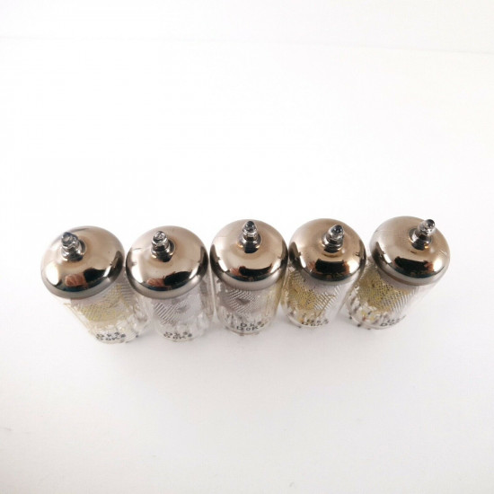 5 X PF86 MINIWATT-DARIO TUBE. 1960s VALVO PROD. MESH PLATES. NOS/NIB. CZ  ENA