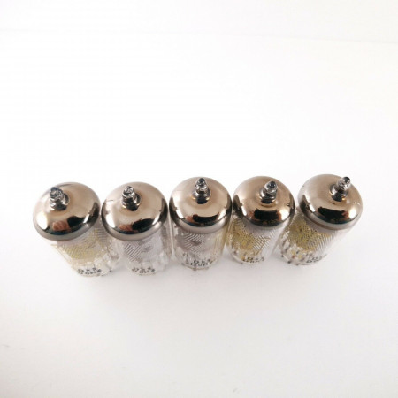5 X PF86 MINIWATT-DARIO TUBE. 1960s VALVO PROD. MESH PLATES. NOS/NIB. CZ  ENA