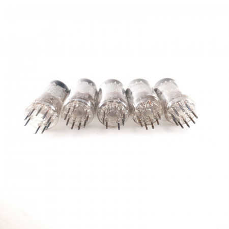 5 X PF86 MINIWATT-DARIO TUBE. 1960s VALVO PROD. MESH PLATES. NOS/NIB. CZ  ENA