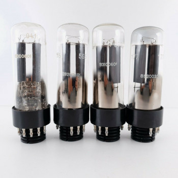 4 X AZ11 TELEFUNKEN TUBE. GREY PLATES. HALO GETTER.  CQ  ENA 2