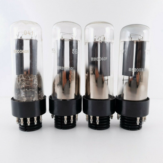4 X AZ11 TELEFUNKEN TUBE. GREY PLATES. HALO GETTER.  CQ  ENA