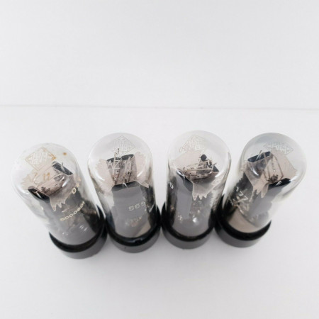 4 X AZ11 TELEFUNKEN TUBE. GREY PLATES. HALO GETTER.  CQ  ENA