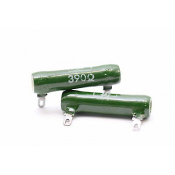 WIREWOUND RESISTOR 390Ohm 390R +5W NOS(New Old Stock) 1PC CA29U23F190815