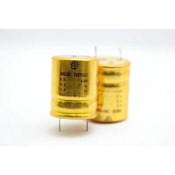 ELECTROLYTIC CAPACITOR SAECO-TREVOUX 6400uF 16V NOS 1PC CA25U3F270715