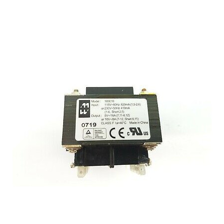 HAMMOND 185E10 TRANSFORMER 115/230V, 80VA, 10V C.T. @8.0           Ref...1
