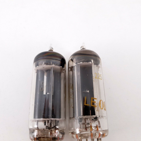 2 X EZ80 TUNGSRAM/TESLA TUBE. 1950s PROD. MATCHED PAIR. AF  ENA