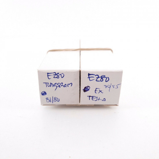 2 X EZ80 TUNGSRAM/TESLA TUBE. 1950s PROD. MATCHED PAIR. AF  ENA