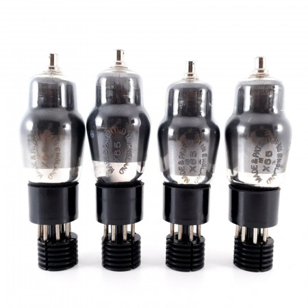 4 X X65 MARCONI-OSRAM TUBE. 1940s PRODUCTION. NOS/NIB. AF  ENA