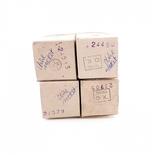 4 X X65 MARCONI-OSRAM TUBE. 1940s PRODUCTION. NOS/NIB. AF  ENA