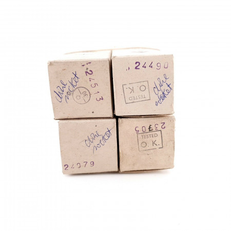 4 X X65 MARCONI-OSRAM TUBE. 1940s PRODUCTION. NOS/NIB. AF  ENA