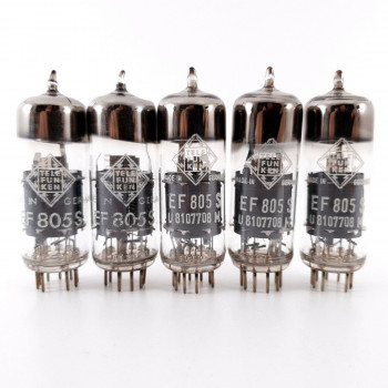 5 X EF805S TELEFUNKEN TUBE. DIAMOND MARK. NOS/NIB. AF  ENA 2