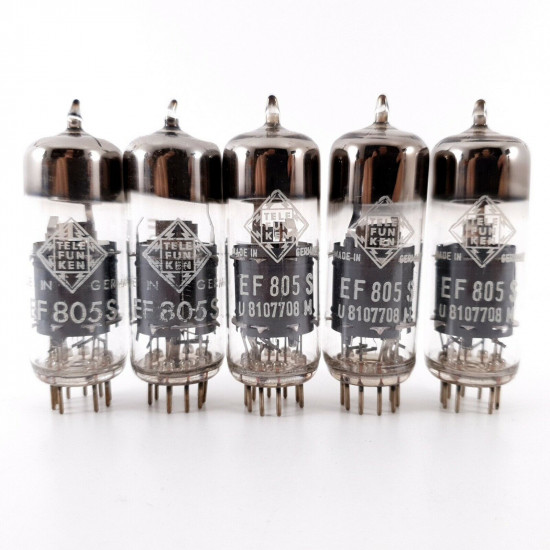5 X EF805S TELEFUNKEN TUBE. DIAMOND MARK. NOS/NIB. AF  ENA