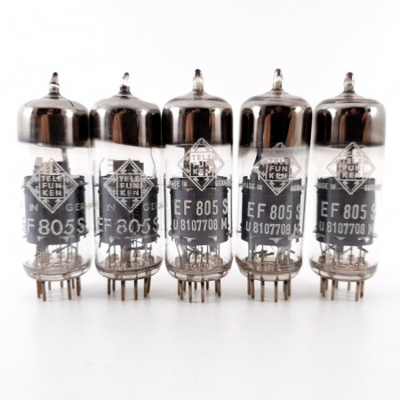 5 X EF805S TELEFUNKEN TUBE. DIAMOND MARK. NOS/NIB. AF  ENA