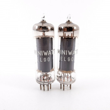 2 X EL90 MINIWATT TUBE. NOS/NIB. AF  ENA 2