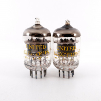 2 X 5670 UNITED TUBE. BLACK PLATES. NOS/NIB. AF  ENA 2