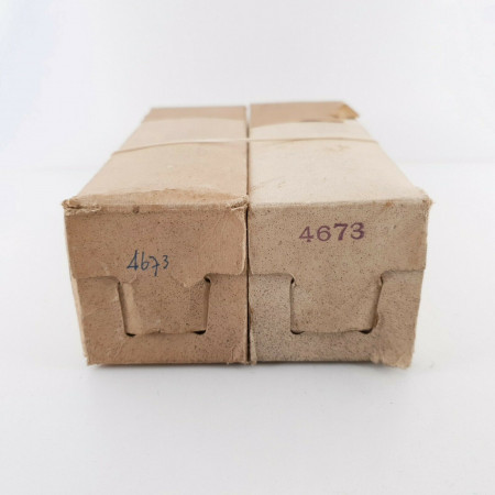 2 X 4673 VALVO TUBE. GOLD PAINT. CQ  ENA