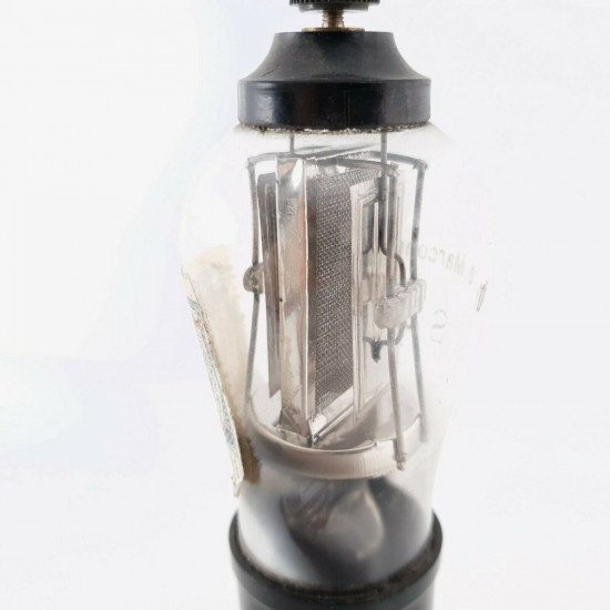 1 X S22 MARCONI TUBE. R. AERONAUTICA. CHROME PLATES. GLOBE. 1930s. 1 CQ  ENA