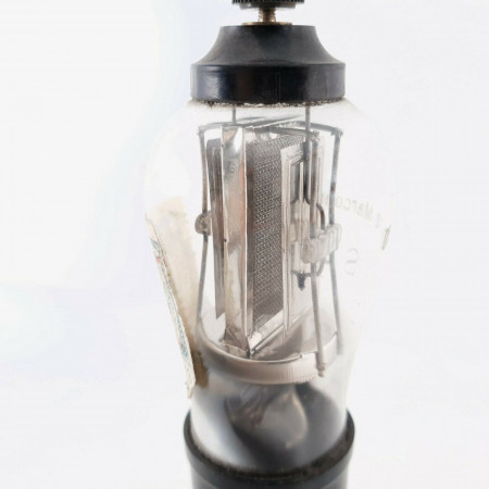 1 X S22 MARCONI TUBE. R. AERONAUTICA. CHROME PLATES. GLOBE. 1930s. 1 CQ  ENA