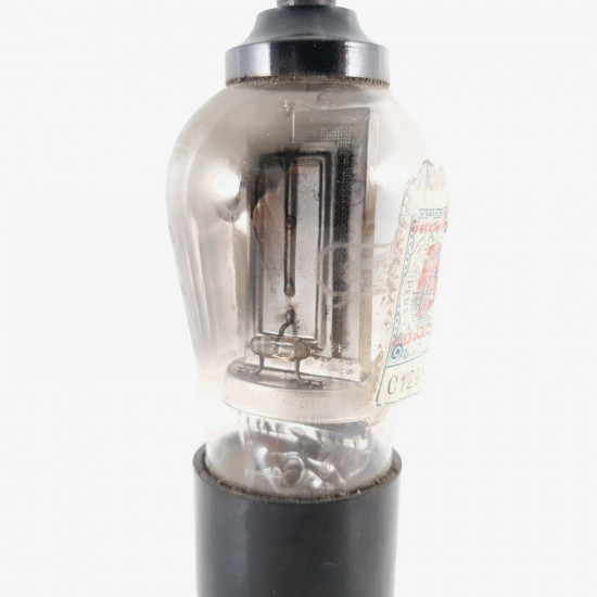 1 X S22 MARCONI TUBE. R. AERONAUTICA. CHROME PLATES. GLOBE. 1930s. 2 CQ  ENA