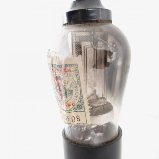 1 X S22 MARCONI TUBE. R. AERONAUTICA. CHROME PLATES. GLOBE. 1930s. 2 CQ  ENA