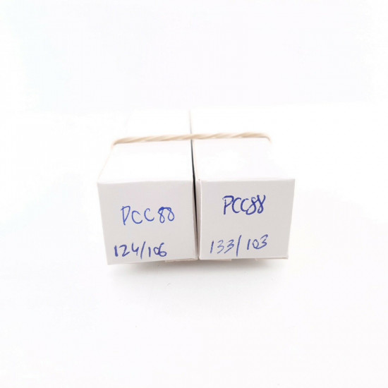 2 X PCC88 TUNGSRAM TUBE. 1960s PROD. MATCHED PAIR. CY  ENA