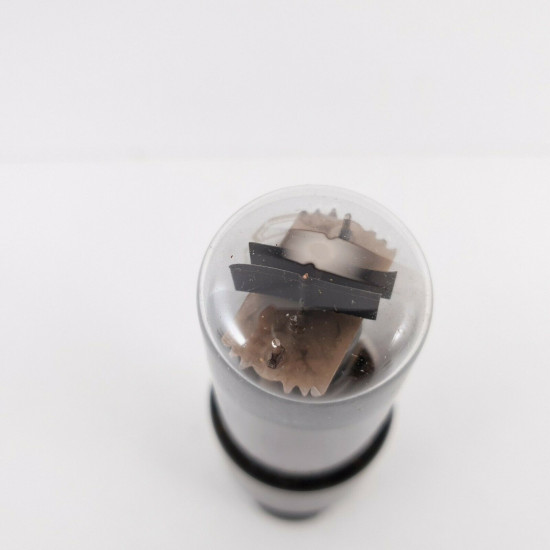 1 X 6F6GT MULALRD. ROUND BLACK PLATES. SLIGHTLY SMOKED GLASS. CL  ENA