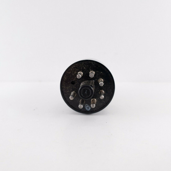 1 X 6F6GT MULALRD. ROUND BLACK PLATES. SLIGHTLY SMOKED GLASS. CL  ENA