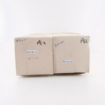 2 X KT88 TUBE. EDICRON BRAND. DUAL GETTER. BLACK PLATES. MATCHED PAIR. CL  ENA