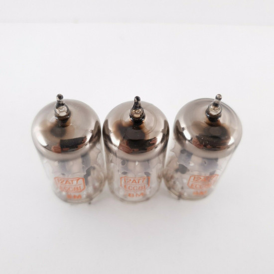 3 X 12AT7 / ECC81 TUBE. TEN PROD. ORANGE LOGO. JAPAN. MATCHED PAIR +1. CL  ENA