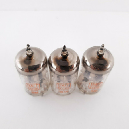 3 X 12AT7 / ECC81 TUBE. TEN PROD. ORANGE LOGO. JAPAN. MATCHED PAIR +1. CL  ENA