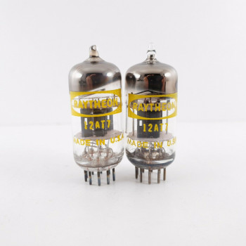 2 X 12AT7 TUBE. RAYTHEON BRAND. 3 MICAS. BLACK PLATES. TILTED GETTER.  CL  ENA 2