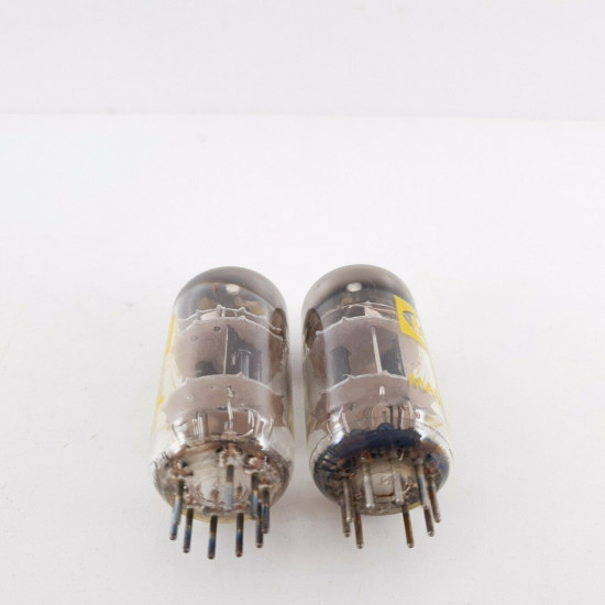 2 X 12AT7 TUBE. RAYTHEON BRAND. 3 MICAS. BLACK PLATES. TILTED GETTER.  CL  ENA
