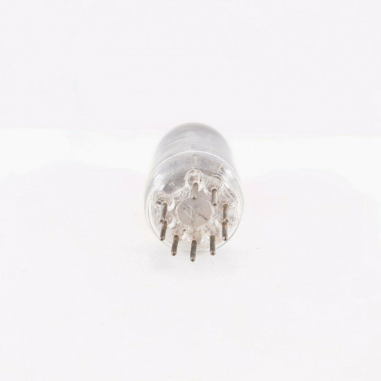 1 X 12AT7 TUBE. RAYTHEON BRAND. BLACK PLATES. TILTED GETTER.  CL  ENA