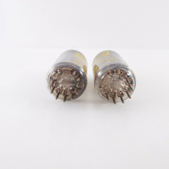 2 X 12AT7WA TUBE. RAYTHEON BRAND. BLACK PLATES. MATCHED & BALANCED PAIR. CL  ENA