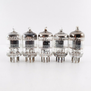 5 X 5654 / 6AK5W TUBE. HEINTZ AND KAUFMAN BRAND. BLACK PLATES. CL  ENA 2