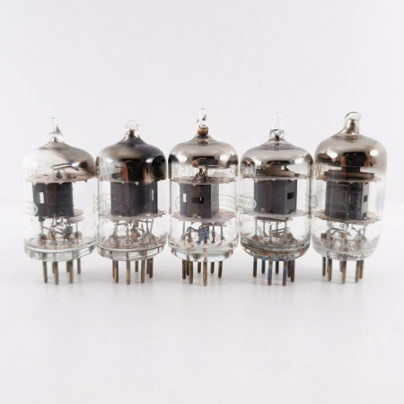 5 X 5654 / 6AK5W TUBE. HEINTZ AND KAUFMAN BRAND. BLACK PLATES. CL  ENA