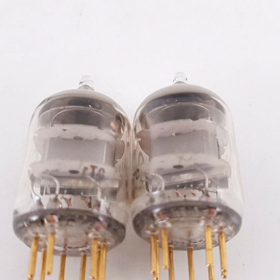 2 X E180F MINIWATT. SPECIAL QUALITY SQ. GOLD PIN 3 MICAS. MATCHED PAIR 1 CL  ENA