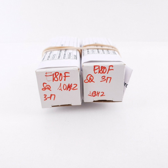 2 X E180F MINIWATT. SPECIAL QUALITY SQ. GOLD PIN 3 MICAS. MATCHED PAIR 1 CL  ENA