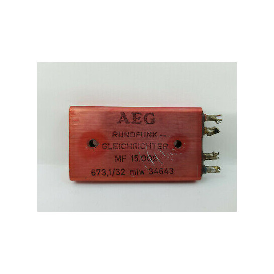 RECTIFIER AEG B250 C75. USED. 1PC. CA15U4F130520