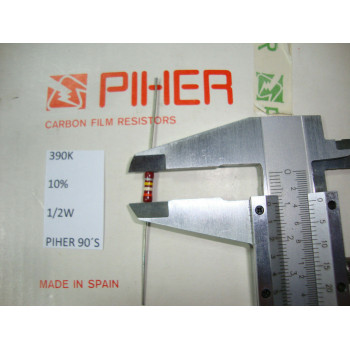 VINTAGE PIHER RESISTOR. 1/2W 39K 10% *2 PC* NEW ORIGINAL 1990´S +